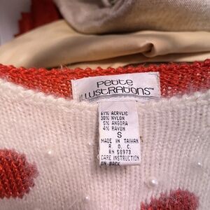 Red and White Polka Dot Sweater